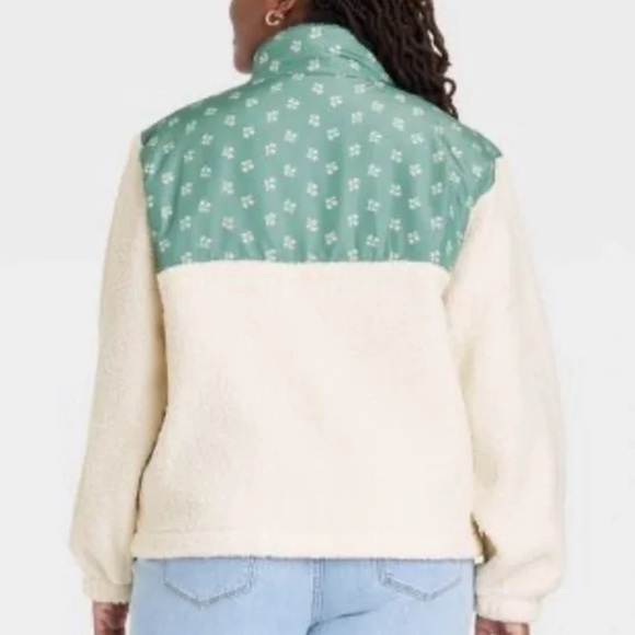 Universal thread colorblock 3/4 zip Sherpa - Picture 2 of 6